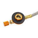 Estufa de Gas para exteriores, estufa de Camping, adaptador de recarga de propano, quemador LPG, acoplador de tanque de cilindro plano, adaptador de contenedor, ahorra tubo de Metal