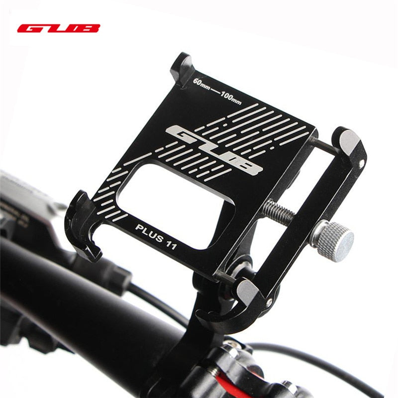 2022 New GUB PLUS 11 Aluminum Bicycle Phone Stand For 3.5-7 inch Multi-angle Rotatable Bike Phone Holder Motorcycle Handlebar