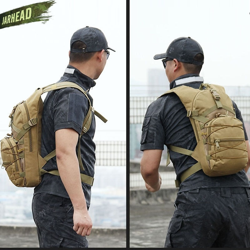 Mochila de hidratación militar Asalto táctico Senderismo al aire libre Caza Escalada Equitación Bolsa militar Ciclismo Mochila Bolsa de agua