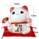 6 inch Ceramic Maneki Neko Money Box Lucky Cat Ornament Home Decor Gift Feng Shui Fortune Cat piggy Bank