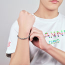 Fashion Vintage Men100% 925 Sterling Silver Bracelet Punk Hip-Hop Male Solid Pure Silve Boy 20 cm Chain Hand Catenary Jewelry