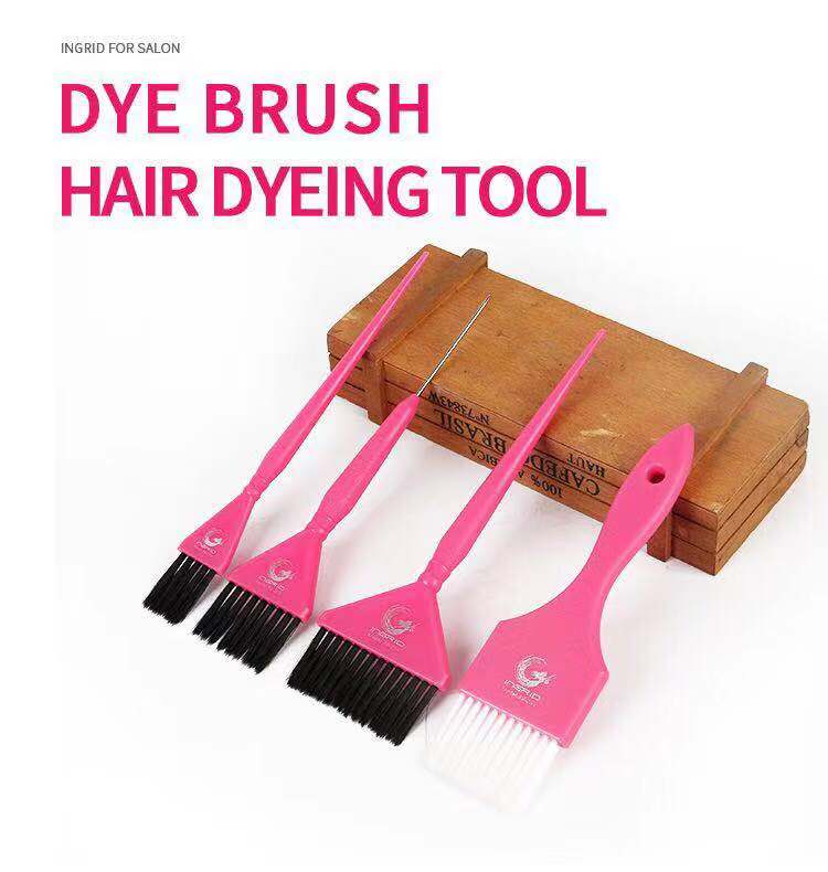 7pcs/set Hair Dye Kit Hair Coloring Brush Board Set Balayage Brush Styling Brush for Salon Dyeing Barber Accessaries