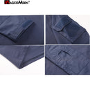 Camiseta de manga larga de combate militar MAGCOMSEN para hombre, camiseta táctica militar de caza con cremallera 1/4, camisetas de aventura para senderismo al aire libre