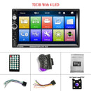 Podofo Universal 2 Din Autoradio Stereo 7 Zoll HD Touchscreen Multimedia Player BT Autoaudio FM Empfänger Mirror Link Monitor