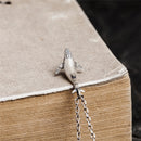 MKENDN Ocean Style 100% Plata de Ley 925 52HZ ballena colgante collar para hombres mujeres amor joyería regalo