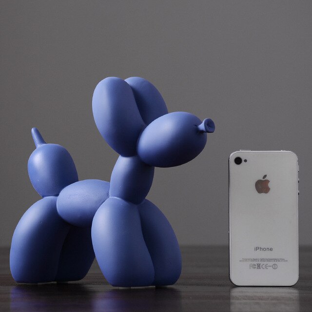 Nordic Creative Balloon Dog Home Decorations Living Room Bedroom TV Cabinet Adornment Cute Resin Animal Desktop Ornaments Gift