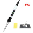 60W/80W Electric Digital Soldering Iron Station 220V 110V Temperature Adjustable Welding Soldering Tips Tools Accessories