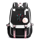 TikTok Backpack Luminous School Bags For Teenagers Boys Girls Laptop Backpack Large Capacity Travel Mochila Escolar
