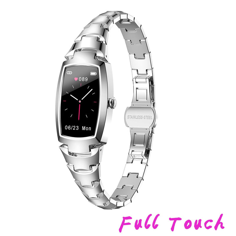 Reloj inteligente 696 H8 para mujer, reloj inteligente para mujer, podómetro de presión arterial, resistente al agua, rastreador de actividad física, pulsera Xiaomi Band