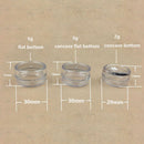 100pcs 2g/3g/5g/10g/15g/20g Empty Plastic Clear Cosmetic Jars Makeup Container Lotion Bottle Vials Face Cream Sample Pot Gel Box