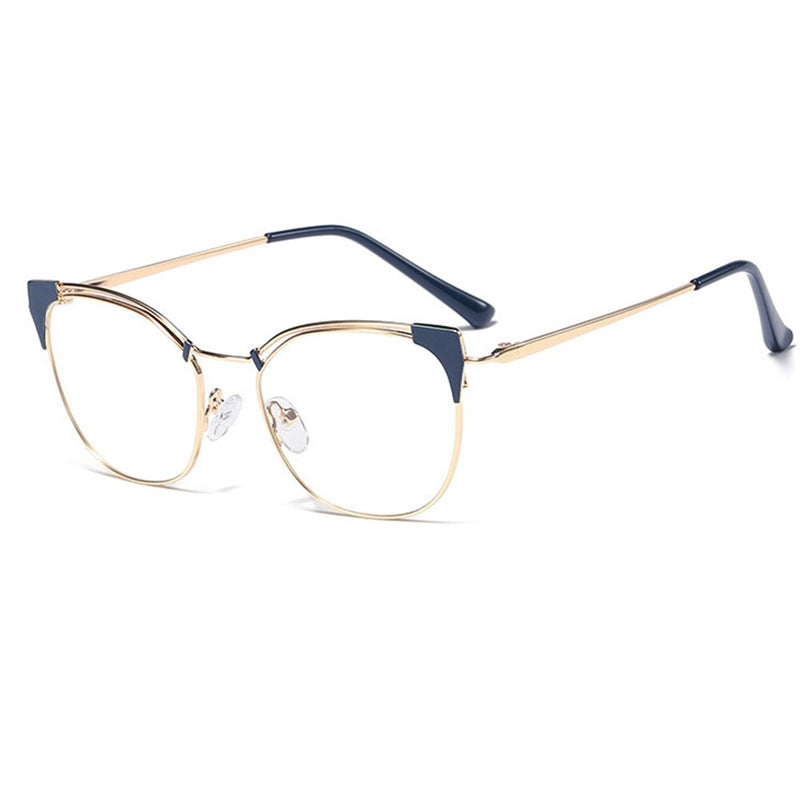 Belmon Cat Eye Spectacle Frame Women Eyeglasses Computer Prescription Optical For Female Eyewear Clear Lens Glasses Frame 95537