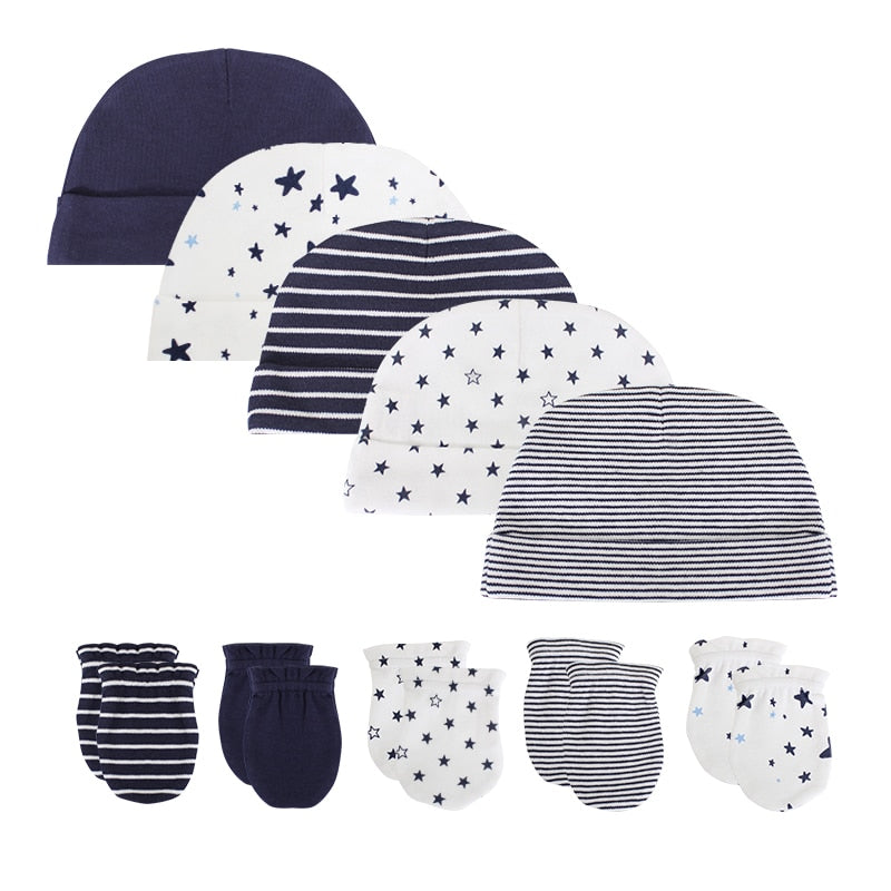 Nuevo gorro para bebés y niñas + guantes para niños accesorios de fotografía para recién nacidos gorro infantil de algodón accesorios de verano, ropa de bebé