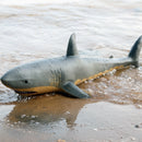 Oenux Large Size Sea Life Animals Soft Great White Shark Big Shark Action Figures Model Lifelike Educational Toys For Kids Gift