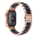 Correa de reloj de resina de acero inoxidable para apple watch 5 band 44mm iwatch 42mm Series 5 4 3 2 accesorios de muñeca loop 40m pulsera