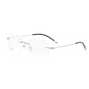 Ultralight Titanium Alloy Rimless Men Glasses Frame Square Eyeglasses Myopia Prescription Frames For Women Optical Eye Glass