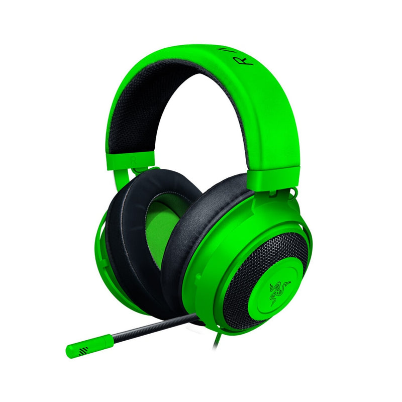 Razer Kraken Gaming Headset Kopfhörer Kopfhörer Kühlgelschicht Einziehbares Mikrofon mit Geräuschunterdrückung für PC Mac NS PS