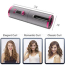 Rizadores de pelo inalámbricos, rizador de pelo automático, plancha USB recargable, pantalla LCD, rizador giratorio de cerámica inalámbrico, herramientas para el cabello