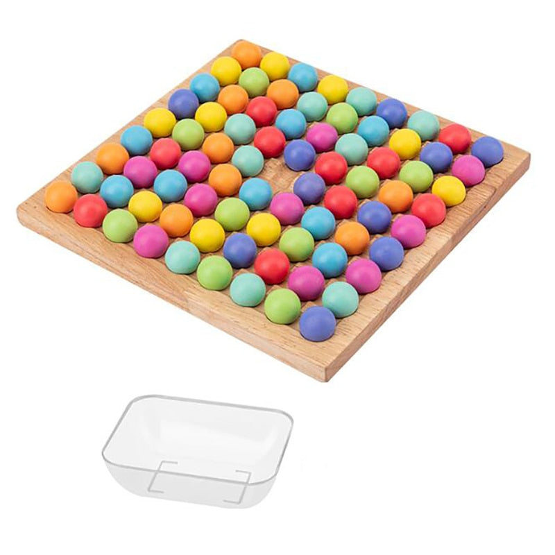 1pc Montessori Early Childhood Children Wooden Clip Ball Puzzle Parent-child Interactive Toy Children Gift Education Gift