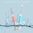 Seago Kids Sonic Electric Toothbrush 2 Mins Smart Timer Children Sonic Tooth Brush Colorful Led Light Brush Waterproof  Gift