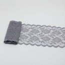 2 Yards Elastic Lace Ribbon Flowers Trim 150MM Wide Embroidery African Lace Fabric Trimmings For Wedding Dress Sewing Diy Crafts