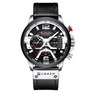 CURREN Luxury Brand Men Analog Leather Sports Watches Men&