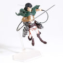 Figma Attack on Titan Eren Jaeger / Mikasa Ackerman / Levi Ackerman / PVC Figura de acción Modelo Toy Figuirne