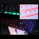 USB Wired Gaming Keyboard Mouse Set PC Rainbow Colorful LED Illuminated Backlit  Gamer Gaming Mouse and Keyboard Kit Home Office