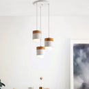 Nordic Minimalist E27 LED chandelier modern home decor wood indoor lighting bedroom living room study hanging lamp pendant light