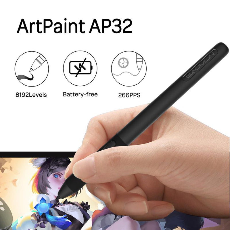 GAOMON PD2200 21.5 Inches 92%NTSC Graphic Drawing Tablet  Monitor Pen display with Tilt-Support Battery-Free 8192 Pen Pressure