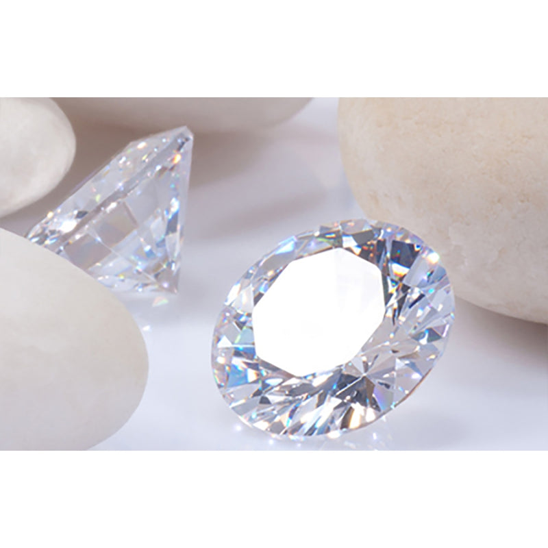 Alta calidad, 2 quilates, color D, VVS1, corte redondo, moissanita suelta, certificada para gemas de piedra de anillo con certificado, paso de prueba de diamante D