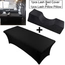 Almohada de pestañas para el cuello, almohada de espuma viscoelástica, 1 Uds., funda de cama para extensión de pestañas, lámina elástica para injerto de pestañas, herramienta de maquillaje para salón