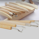 DIY Art Clay Sculpting Kit Sculpt Smoothing Cera Talla Cerámica Herramientas de cerámica Moldeadores de polímeros Herramienta tallada de modelado con bolsa