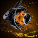 Neue hochwertige Doppelspule Angelrolle Edelstahl Kugellager Angeln Feeder Spinnrolle für Karpfenangeln