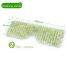 Máscara de ojos de jade natural, máscara de ojos de jade refrescante para dormir, masajeador, terapia de piedra de jade, cubierta de sombra antienvejecimiento, regalo de relajación