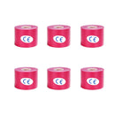 WorthWhile 6 Pcs Kinesiology Tape Athletic Recovery Elastic Tape Kneepad Muscle Pain Relief Knee Pads for Gym Fitness Bandage