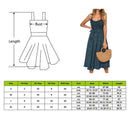 2020 New Hot Women Boho Summer Sleeveless Polka Dot Beach Dress Ladies Stretch Holiday Sundress Evening Party Maxi Dress