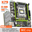 X79G X79 Motherboard Set With LGA2011 Combos intel Xeon E5 2689 CPU 4pcs x 4GB = 16GB Memory DDR3 RAM 1333Mhz PC3 10600R D3
