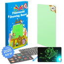 Magic Luminous Drawing Board Children Toy Tablet Draw In Dark Magic Light-Fun Fluorescent Pen Children Educational Toy For kids