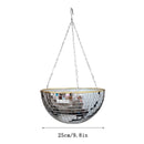 Retro Disco Ball Planter Basket Round Mirror Hanging Pot flower pot Wall Planter Pot Hangin Vase Desktop Decoration Balcony Vase