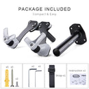 Bicycle Bike Wall Mount Horizontal MTB Road Bicycle Rack Wall Hanger Hooks Holder for Garage Indoor Bike Storage Repair Stand