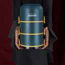 Stainless Steel Lunch Box Leak-Proof Portable Insulated Student School Multi-layer Tableware Bento Box Food Container Storage