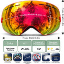 MAXJULI Ski Goggles - Interchangeable Lens - Premium Snow Goggles Snowboard Goggles For Men and Women ski item