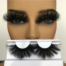 Pestañas postizas esponjosas elegantes y elegantes, pestañas de visón de 25mm, venta al por mayor, pestañas largas de tira completa, proveedores de pestañas de visón, extensión a granel, 1 par