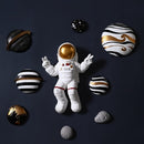 Nordic Modern Astronaut Miniature Figurines Resin Craft Home Fairy Garden Desk Decoration Furnishing Articles Room Accessories
