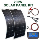 200w 300w solar panel kit complete for home outdoor camping panel solar charger 12v  with home system regulator