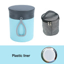 Fiambrera con aislamiento térmico de 430ml, caja Bento interior de acero inoxidable 304, contenedor de comida portátil para exteriores para oficina y escuela