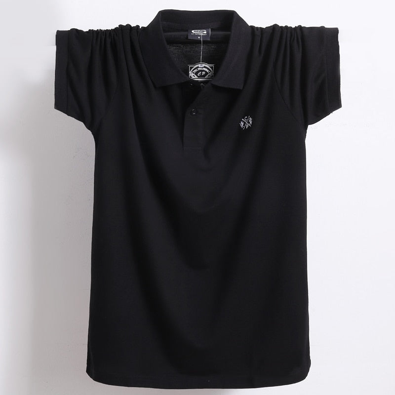 Übergröße 5XL 6XL Herren Polo 2021 Sommer Neue 95% Baumwolle Polo Shirt Männer Beiläufige Lose Tops Hochwertige Atmungsaktive Plus Size Polo