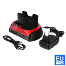 DeepFox USB2.0/Type C to 2.5 3.5 Inch Hard Drive Docking Station USB3.0 SATA IDE Dual Slots External SSD HDD Enclosure