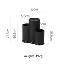 MDZF SWEETHOME Kitchen Multi-Function Utensil Holder Knife Block PP Flatware Set Drainer Storage Box Cooking Tool Organizer Rack