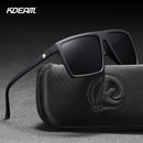 KDEAM High Performance quadratische polarisierte Sonnenbrille für Männer Frauen Kunststoff Titan TR90 Fahrsonnenbrille Kat.3 CE KD693